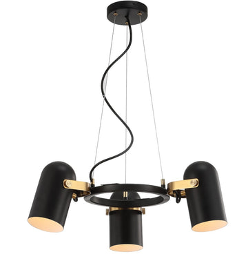 Eugenio Adjustable Metal LED Chandelier - JONATHAN Y